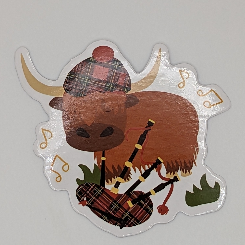 Highland Cow Sticker